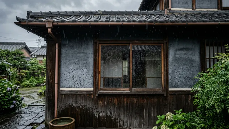 梅雨や雨の日の外壁塗装は大丈夫？工期と品質への影響