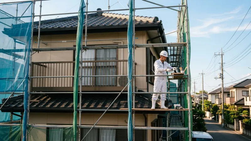 外壁塗装の足場費用は15〜25万円｜単価相場と節約のコツ